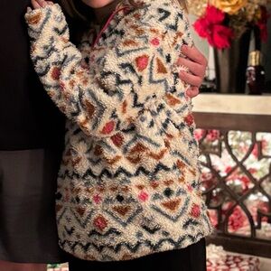 Cozy Multicolor Patterned Women's Sweater